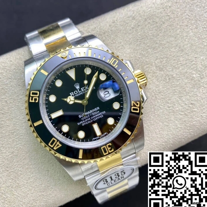 Black Clean V4 Dial Rolex 116613-LN-97203 Submariner Factory 0416